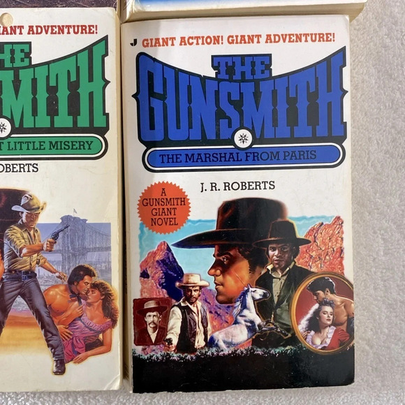Vintage The Gunsmith All Action Western Romance  Novel x4 - Picture 4 of 15